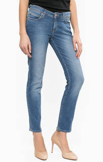 Синие зауженные джинсы Lee