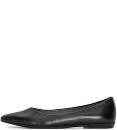 Черные балетки из натуральной кожи Vagabond