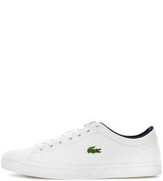 Белые летние кеды Lacoste