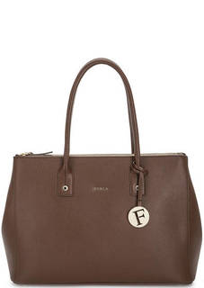 Кожаная сумка с длинными ручками Furla
