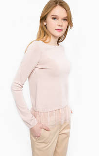 Бежевый джемпер с длинными рукавами Liu Jo