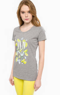 Футболка с разноцветным принтом Liu Jo