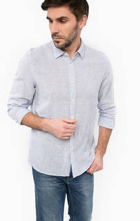 Рубашка из хлопка в полоску Mustang