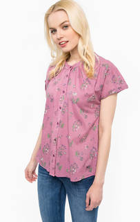 Рубашка из хлопка с цветочным принтом Mustang