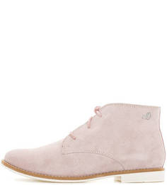 Замшевые ботинки на шнуровке S.Oliver