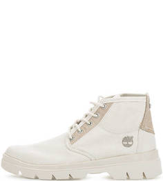 Текстильные ботинки на шнуровке Timberland