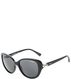 Черные очки с пластиковой оправой Vogue