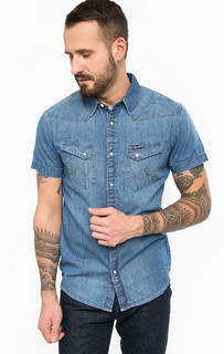 Приталенная рубашка на кнопках Wrangler
