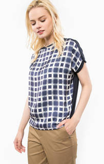 Синяя футболка в клетку Barbour