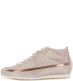 Кожаные кроссовки розового цвета Högl