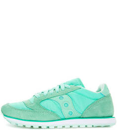 Летние кроссовки из замши и текстиля Saucony