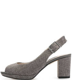 Босоножки из нубука на устойчивом каблуке Clarks