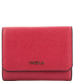 Красный кошелек из сафьяновой кожи Furla
