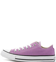 Текстильные кеды фиолетового цвета Converse