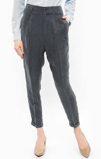 Синие брюки с отворотами Ichi