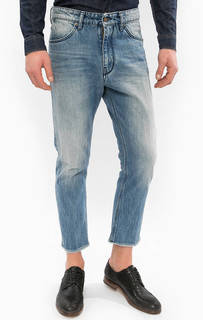 Синие зауженные джинсы с низкой посадкой Drykorn
