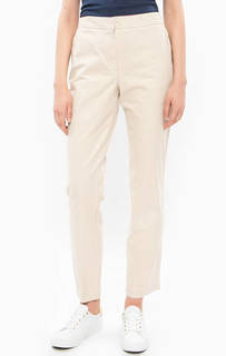Бежевые брюки чиносы из хлопка Lacoste