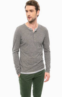 Хлопковая футболка с подкладкой Scotch&Soda