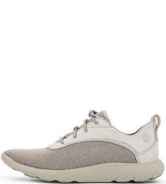 Текстильные кроссовки с кожаными вставками Timberland