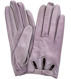 Кожаные перчатки с шелковой подкладкой Eleganzza