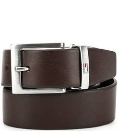 Кожаный ремень со съемной пряжкой Tommy Hilfiger