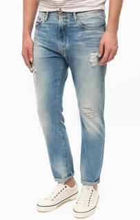 Зауженные джинсы с рваными деталями Hilfiger Denim