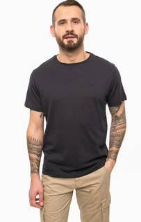 Однотонная хлопковая футболка Lerros