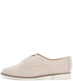 Бежевые кожаные полуботинки Aldo