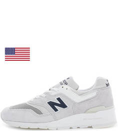 Кроссовки из натуральной замши New Balance