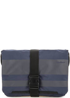 Вместительная текстильная сумка с широким плечевым ремнем Strellson