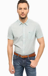 Хлопковая рубашка в клетку Mustang