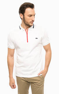 Хлопковая футболка поло с короткими рукавами Lacoste