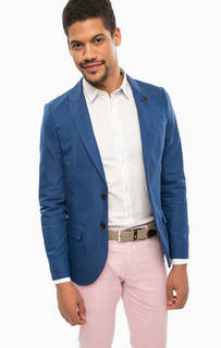 Однотонный хлопковый пиджак Scotch&Soda