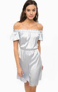 Голубое шелковое платье Patrizia Pepe