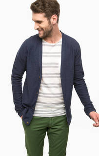 Синий хлопковый кардиган Tom Tailor Denim