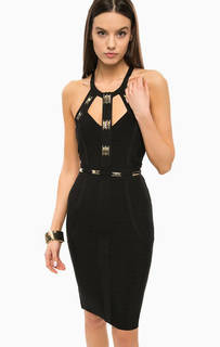 Черное платье без рукавов Marciano Guess