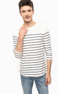 Хлопковая футболка в полоску Tom Tailor Denim