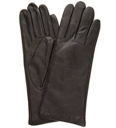 Кожаные перчатки с шерстяной подкладкой Eleganzza