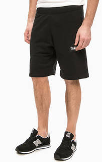 Черные хлопковые шорты в спортивном стиле Carhartt WIP