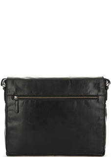 Кожаная сумка через плечо с откидным клапаном Gianni Conti