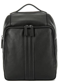 Кожаный рюкзак с карманами Gianni Conti