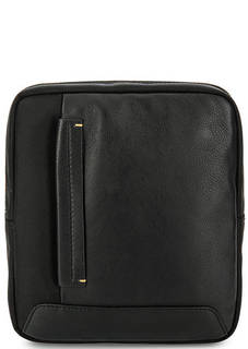 Черная сумка через плечо с одим отделом Gianni Conti