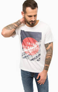 Футболка из хлопка с короткими рукавами Mustang