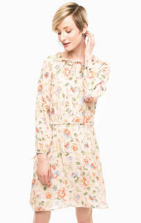 Бежевое платье с цветочным принтом Pennyblack