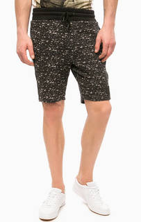 Серые шорты с декоративными молниями Religion