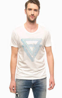 Хлопковая футболка с круглым вырезом Mavi