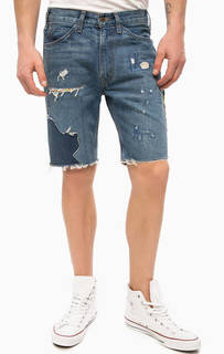Синие джинсовые шорты с потертостями Levis®