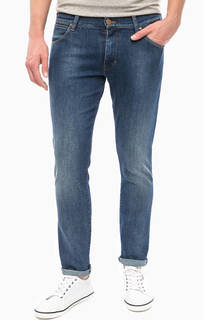 Зауженные синие джинсы Wrangler