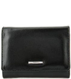 Кошелек черного цвета из гладкой кожи Picard