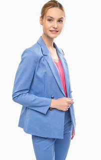 Синий классический пиджак на пуговицах Silvian Heach